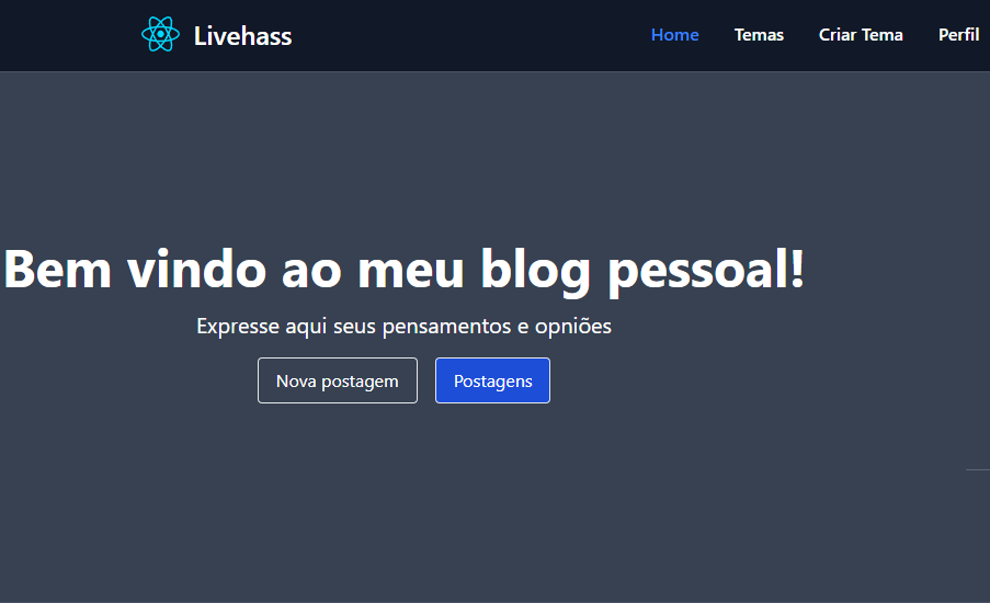 Personal blog (Fullstack)